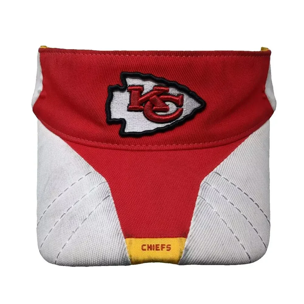 Kansas City Chiefs NFL Reebok Visor Red White One Size Authentic Sideline